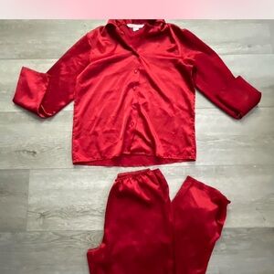 Victoria's Secret Vibrant Red Kids Pajama Set